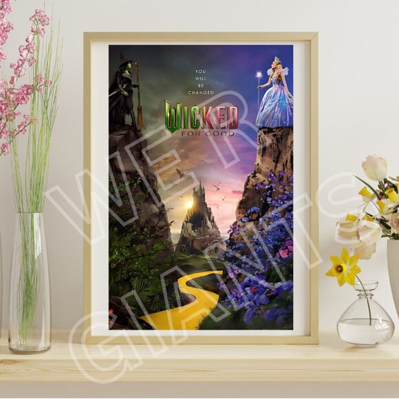 Wicked Art Print 11" x 17" (Great gift for this upcoming Wicked sequel) - Picture 1 of 2